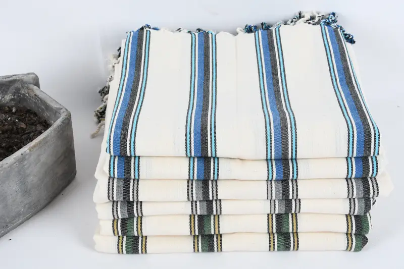Beach Bachelorette Party Decorations, 36x20 Cotton Striped Towel, Bridal Gifts, Bathroom Towels, Monogram Kitchen Towel, Wedding Gift, Summer Gift - 5