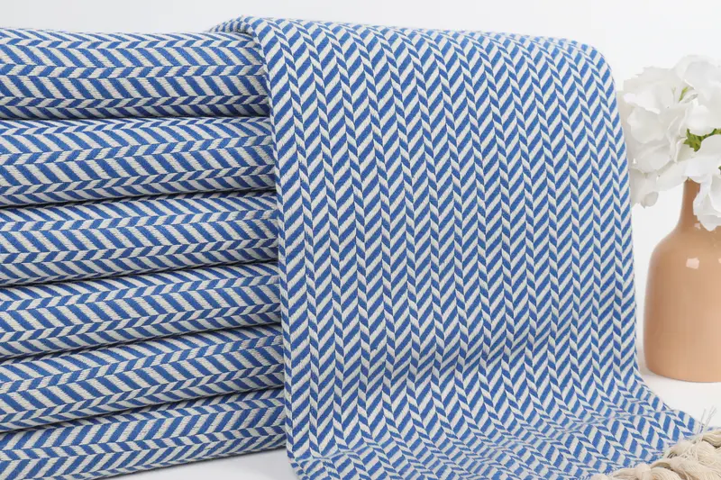 Beach Towel Gift, Gym Towel, Quick-Dry Beach Towel, Bulk Order Towel, Custom Turkish Towel, Soft towel, 70x40 Cotton Chevron Towel, Home Decor Towel - 2