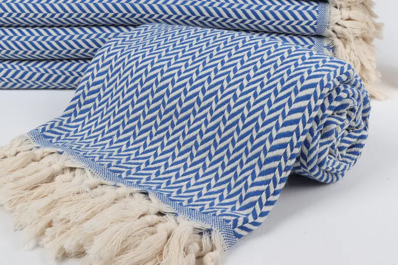 Beach Towel Gift, Gym Towel, Quick-Dry Beach Towel, Bulk Order Towel, Custom Turkish Towel, Soft towel, 70x40 Cotton Chevron Towel, Home Decor Towel - 4