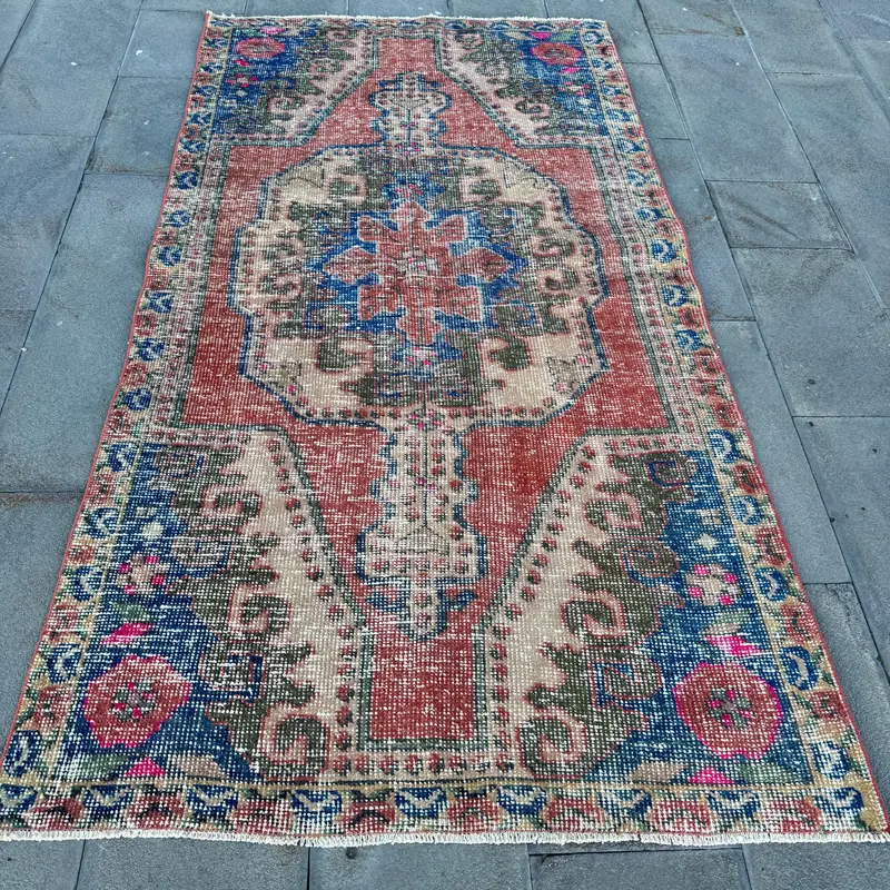 3,9x7,3 ft Green Ombré Rug, Elegant and Versatile Decor