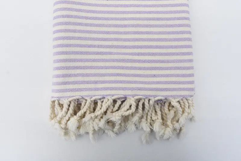 Gift For Him, Custom Beach Towels, Birthday Gift, Turkish beach towel with fringe, Organic towel, 68x32 Cotton Striped Towel, Gift For Her - 3