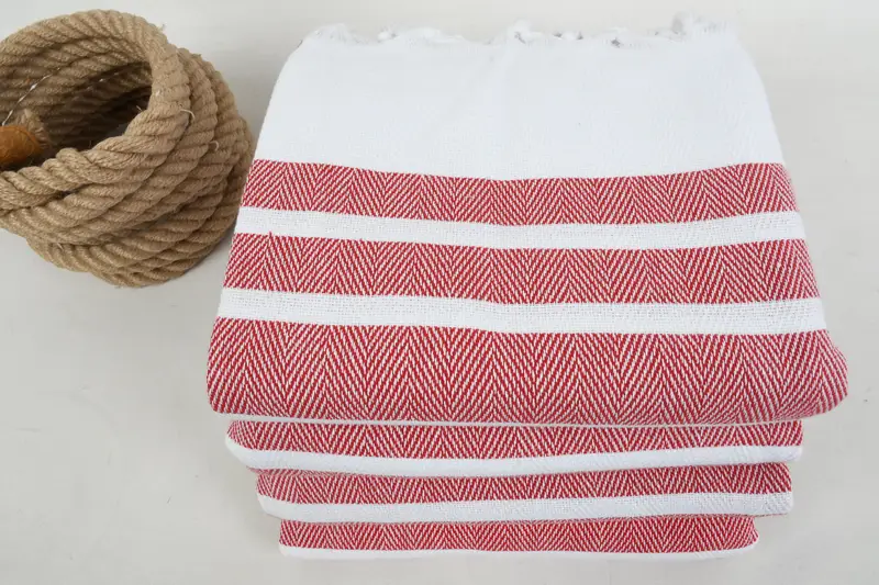 Hammam towel, Handmade Turkish hammam towel, 70x40 Cotton Herringbone Towel, Bachelorette Favor, Personalized Bridesmaid Gift, Personalized Gift - 4