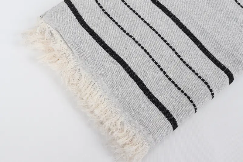 Custom monogram Turkish beach towel USA, Bachelorette Party Favors, Beach Towel Gift, Welcome Wedding Gift, Beach towel, 70x40 Cotton Striped Towel - 7