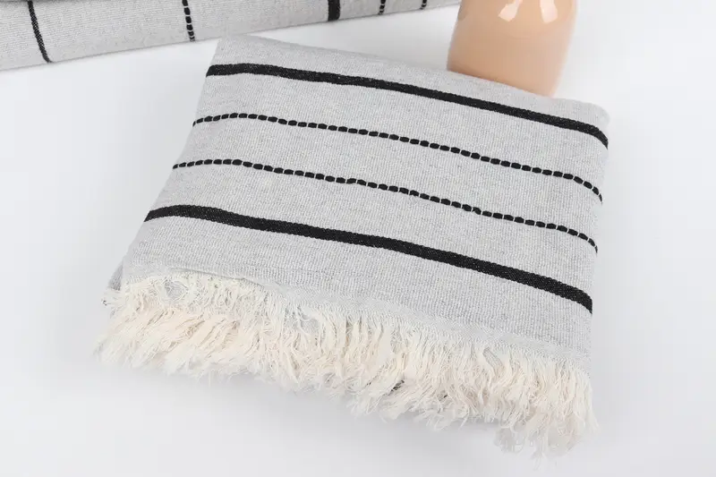 Custom monogram Turkish beach towel USA, Bachelorette Party Favors, Beach Towel Gift, Welcome Wedding Gift, Beach towel, 70x40 Cotton Striped Towel - 5