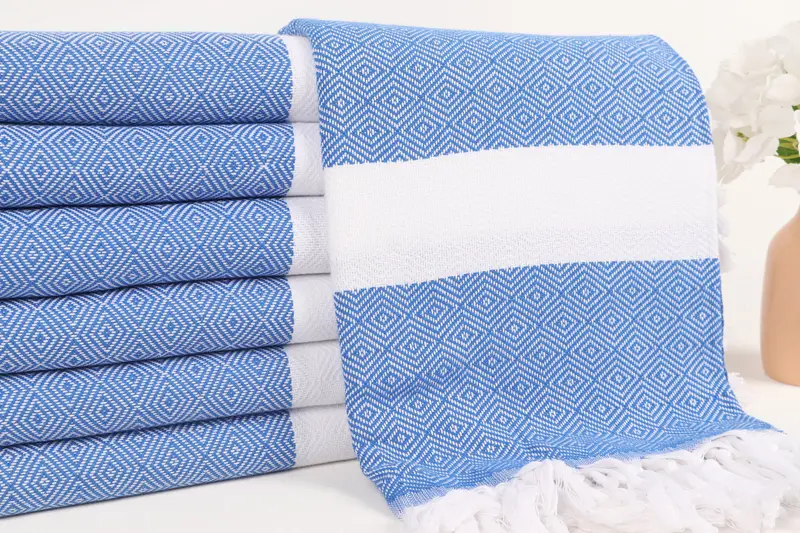 Summer Gift Ideas, Customized Turkish Towel, Spa Gift, 70x40 Cotton Diamond Towel, Gift For Him, Monogrammed Beach Towel, Bridesmaid Gifts - 2