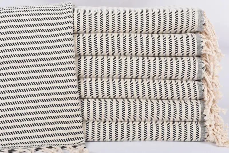 Turkish Towel, Summer Towel, Kitchen Towel, 40x20 Cotton Polka Dot Towel, Monogrammed Hand Towel, Beach Wedding Favor, Custom Hand Towel, Gym Towel - 1