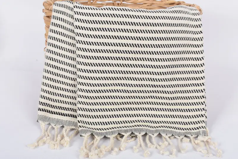 Turkish Towel, Summer Towel, Kitchen Towel, 40x20 Cotton Polka Dot Towel, Monogrammed Hand Towel, Beach Wedding Favor, Custom Hand Towel, Gym Towel - 5