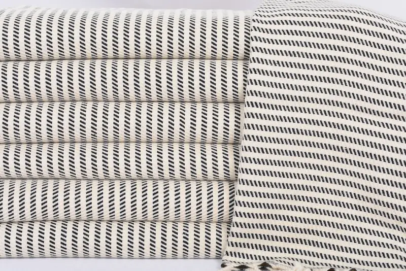 Turkish Towel, Summer Towel, Kitchen Towel, 40x20 Cotton Polka Dot Towel, Monogrammed Hand Towel, Beach Wedding Favor, Custom Hand Towel, Gym Towel - 2