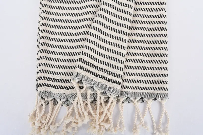 Turkish Towel, Summer Towel, Kitchen Towel, 40x20 Cotton Polka Dot Towel, Monogrammed Hand Towel, Beach Wedding Favor, Custom Hand Towel, Gym Towel - 8