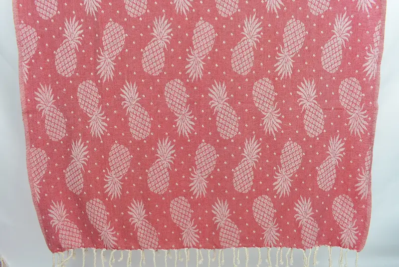 Bridesmaid Gifts, Custom Name Towel, 80x40 Cotton Pineapple Design Towel, Personalized Wedding Gift, Large Turkish Towel, Christmas Favors - 1