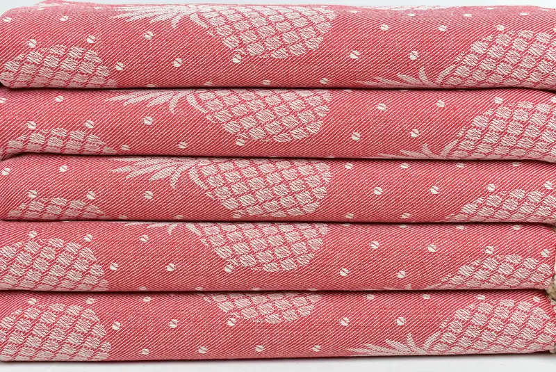 Bridesmaid Gifts, Custom Name Towel, 80x40 Cotton Pineapple Design Towel, Personalized Wedding Gift, Large Turkish Towel, Christmas Favors - 3