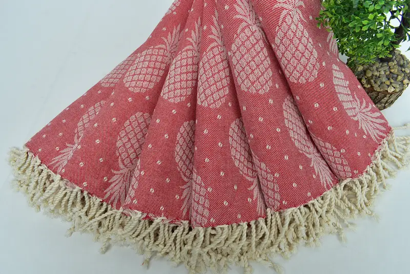 Bridesmaid Gifts, Custom Name Towel, 80x40 Cotton Pineapple Design Towel, Personalized Wedding Gift, Large Turkish Towel, Christmas Favors - 5
