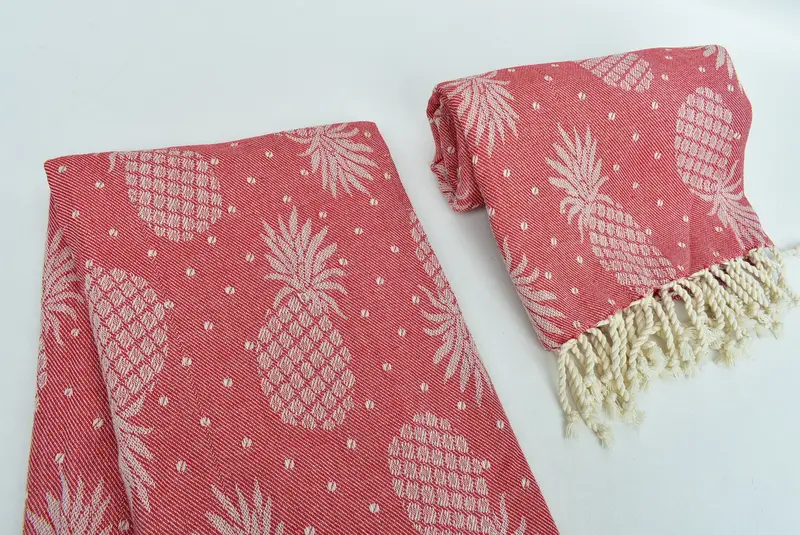 Bridesmaid Gifts, Custom Name Towel, 80x40 Cotton Pineapple Design Towel, Personalized Wedding Gift, Large Turkish Towel, Christmas Favors - 8