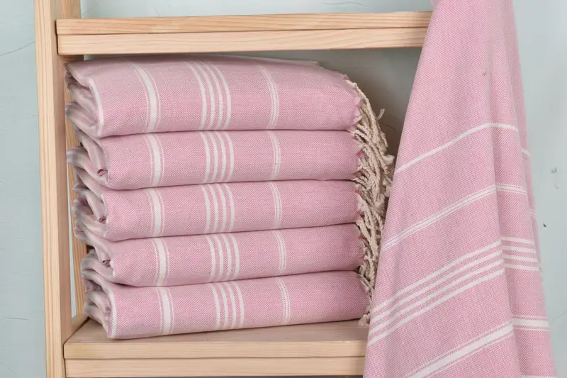70x40 Cotton Striped Towel, Peshtemal Towel, Bridesmaid Gifts Personalized, Gym Towel, Sand-free towel, Organic Turkish towel, Housewarming Gift - 2