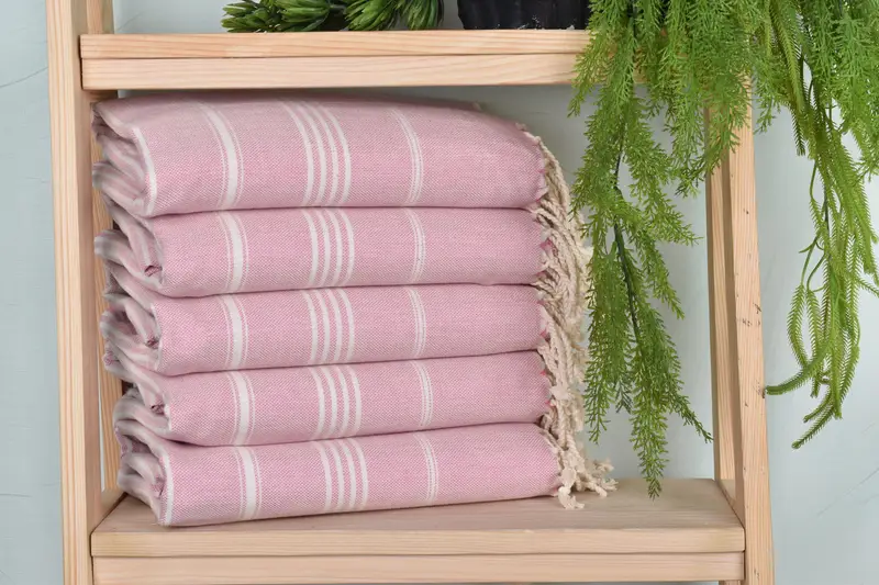 70x40 Cotton Striped Towel, Peshtemal Towel, Bridesmaid Gifts Personalized, Gym Towel, Sand-free towel, Organic Turkish towel, Housewarming Gift - 1
