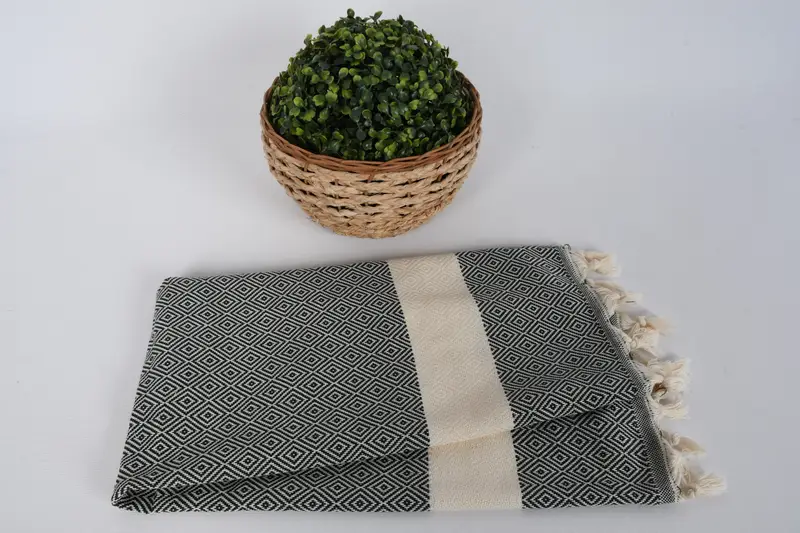 Personalisiertes Handtuch, Sommertuch, Handtuch aus Badezimmer, 36x20 Baumwolldiamanttuch, Monogramm Küchentuch, Geschenk für ihn, personalisierte Geschenke - 4