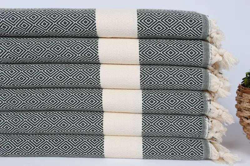 Personalisiertes Handtuch, Sommertuch, Handtuch aus Badezimmer, 36x20 Baumwolldiamanttuch, Monogramm Küchentuch, Geschenk für ihn, personalisierte Geschenke - 2