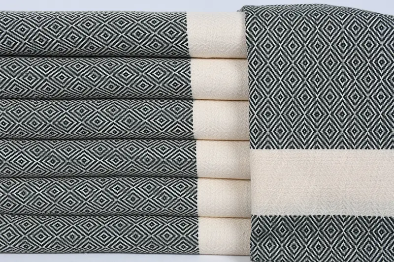 Personalisiertes Handtuch, Sommertuch, Handtuch aus Badezimmer, 36x20 Baumwolldiamanttuch, Monogramm Küchentuch, Geschenk für ihn, personalisierte Geschenke - 1