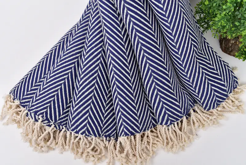 Bath towel, Home Gift, 70x40 Cotton Striped Towel, Turkish beach towel, Bachelorette Party Gift, Quick-drying peshtemal towel for poolside - 4