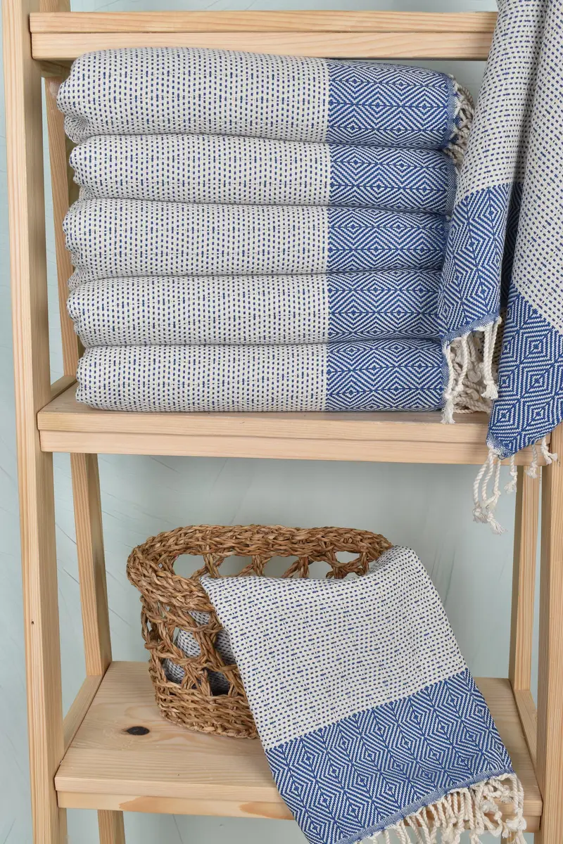 Personalized Dish Towel, 36x18 Cotton Diamond Towel, Monogrammed Hand Towel, Guest Towel, Turkish Hand Towel, Summer Gift, Bridal Shower Gifts - 3