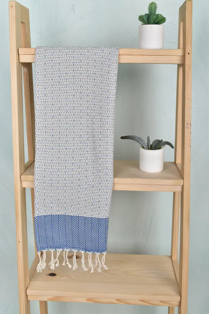 Personalized Dish Towel, 36x18 Cotton Diamond Towel, Monogrammed Hand Towel, Guest Towel, Turkish Hand Towel, Summer Gift, Bridal Shower Gifts - 8