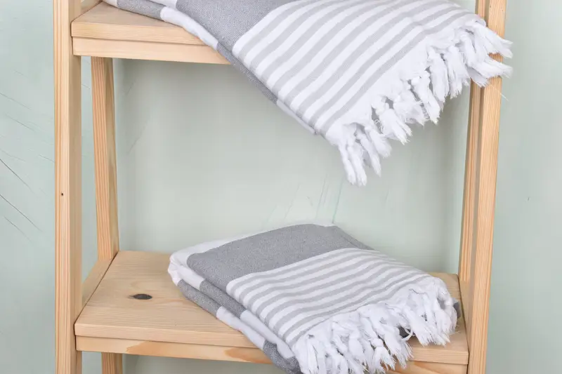 68x36 Cotton Striped Terry Towel, Gifts For Him, Bridesmaid Gift Towel, Quick-dry peshtemal, Valentines Day Gift For Her, Wedding Day Gift For Bride - 5