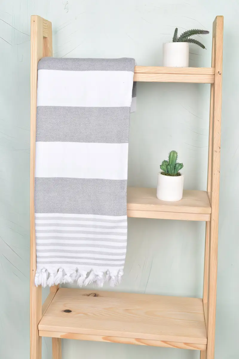 68x36 Cotton Striped Terry Towel, Gifts For Him, Bridesmaid Gift Towel, Quick-dry peshtemal, Valentines Day Gift For Her, Wedding Day Gift For Bride - 8