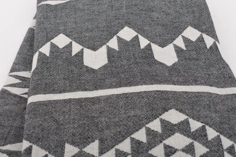 70x60 Cotton Geometric Towel, Couch Cover, Bachelorette Party Items, Tablecloth, Christmas Tablecloth, Boho Throw Blankets, Housewarming Gift - 5