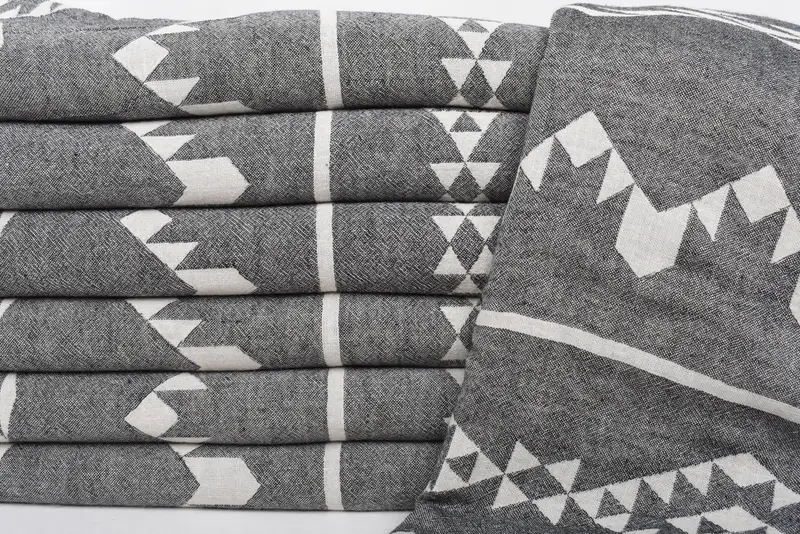 70x60 Cotton Geometric Towel, Couch Cover, Bachelorette Party Items, Tablecloth, Christmas Tablecloth, Boho Throw Blankets, Housewarming Gift - 3