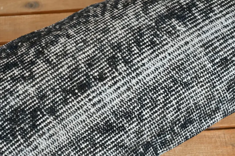 12x24 Black Cushion Cover, Handmade Kilim Cushion, Decorative Bolster Pillow Sham, Cushion, Home Decor Pillow, Pillow for Couch - 3