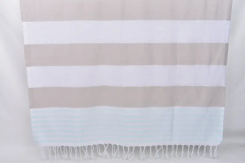 Monogrammed Turkish Towel, 70x40 Cotton Striped Towel, Organic towel, Gift Boxes Towel, Travel towel, Embroidered Turkish Towel, Gift For Her - 8