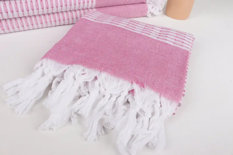Handmade Gift, Customized Turkish Towel, Beach towel, Soft towel, Summer Gift Ideas, Bridesmaid Gifts Personalized, 70x40 Cotton Geometric Towel - 5