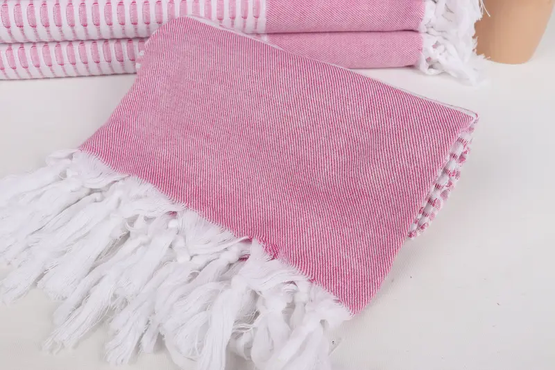 Handmade Gift, Customized Turkish Towel, Beach towel, Soft towel, Summer Gift Ideas, Bridesmaid Gifts Personalized, 70x40 Cotton Geometric Towel - 4