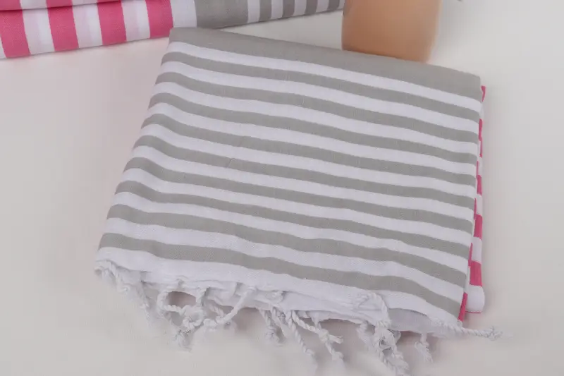 Valentines Day Gift For Her, Bachelorette Party Gifts Bridesmaids, Wedding Shower Gift, 68x36 Cotton Striped Towel, Peshtemal Towel, Summer Gift - 5