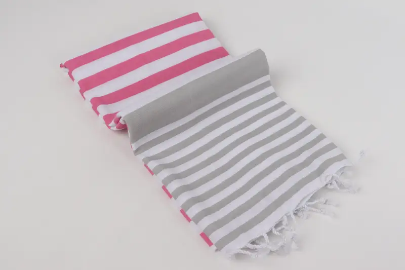 Valentines Day Gift For Her, Bachelorette Party Gifts Bridesmaids, Wedding Shower Gift, 68x36 Cotton Striped Towel, Peshtemal Towel, Summer Gift - 6