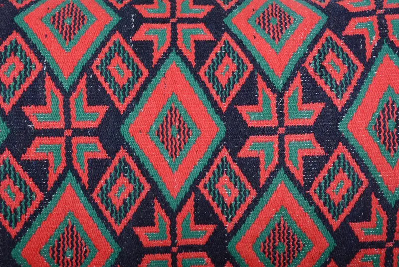 Indoor Cushion Cover, Boho Pillow Sham Cover, 16x48 Green Cushion Case, Colorful Pillow, Gift Pillow, Ethnical Kilim Rug Pillow, Pillow Cover - 3