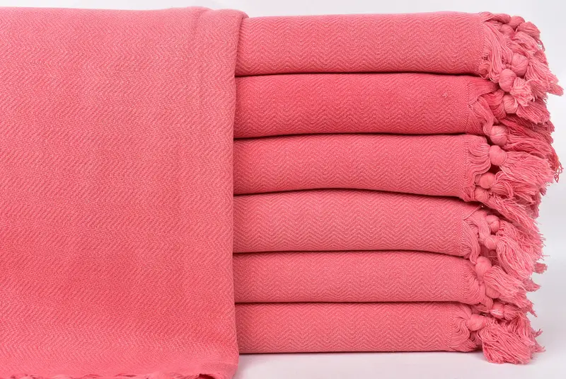 Xmas Gifts, Sand-resistant towel, 64x40 Cotton Herringbone Towel, Monogram Beach Towel, Spa Gift Towel, Quick-Dry Beach Towel, Turkish Towel Bulk - 1
