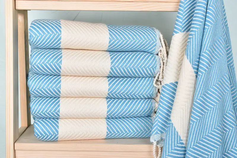 Custom Wedding Gifts, Personalized Towel, Bachelorette Towel, Wedding Gift Ideas, 70x40 Cotton Zig zag Towel, Beach towel, Turkish Towel Monogram - 1