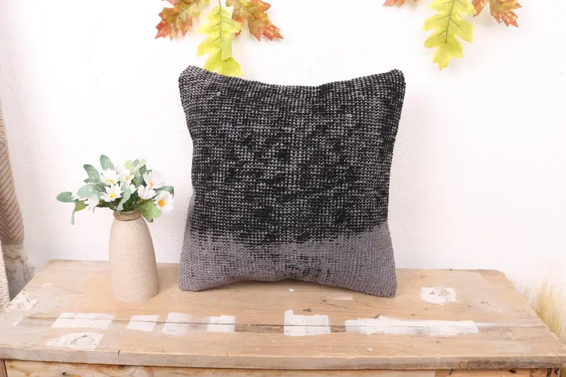 Handgefertigtes besticktes Southwestern-Wurfkissen, vielseitiges 14x14-Kissen