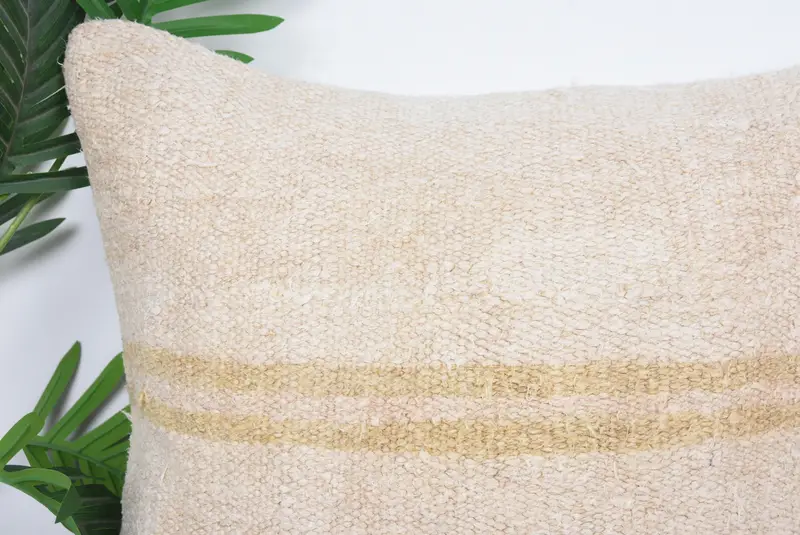 Handmade Kilim Cushion, Anatolian Cushion Case, Home Decor Pillow, Gift Pillow, 20x20 Beige Cushion Cover, Wholesale Pillow, Cushion Cover - 2