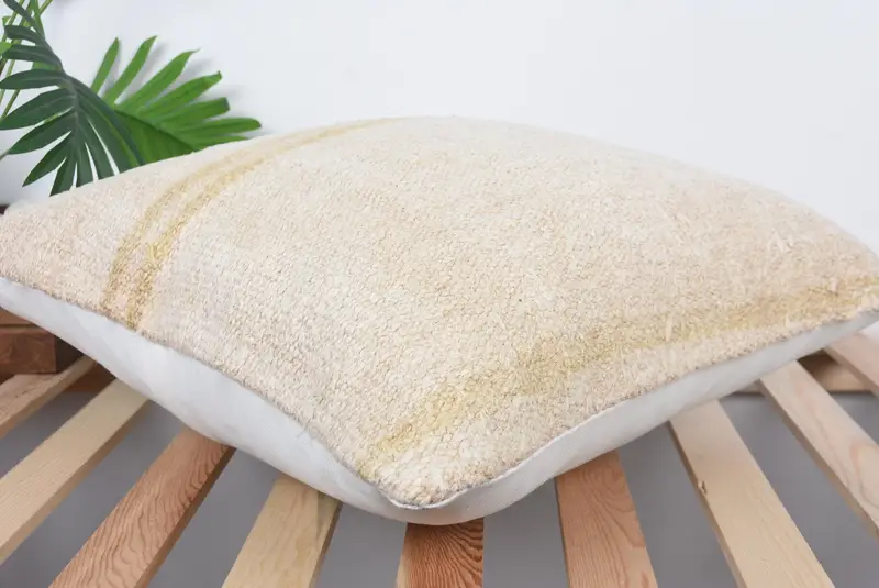 Handmade Kilim Cushion, Anatolian Cushion Case, Home Decor Pillow, Gift Pillow, 20x20 Beige Cushion Cover, Wholesale Pillow, Cushion Cover - 6