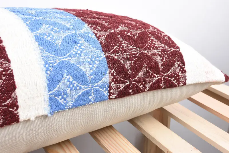 Home Decor Pillow, Pillow Case, Vintage Kilim Pillow, Boho Pillow, Luxury Pillow, Decorative Bolster Cushion, 16x48 Red Cushion Case - 7