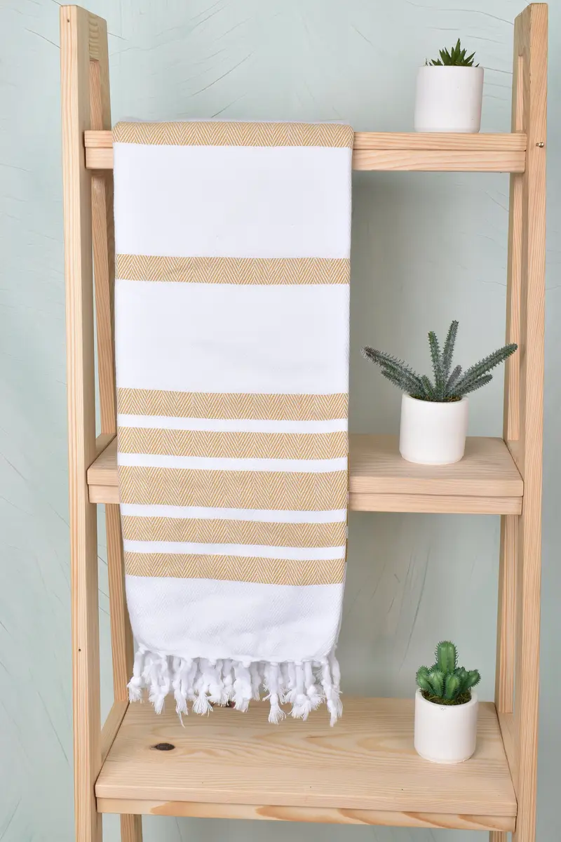 Monogrammed Beach Towel, Gift Towel, Scarf Towel, Lightweight Turkish towel, 70x40 Cotton Herringbone Towel, Monogram Beach Towel, Custom Name Towel - 8