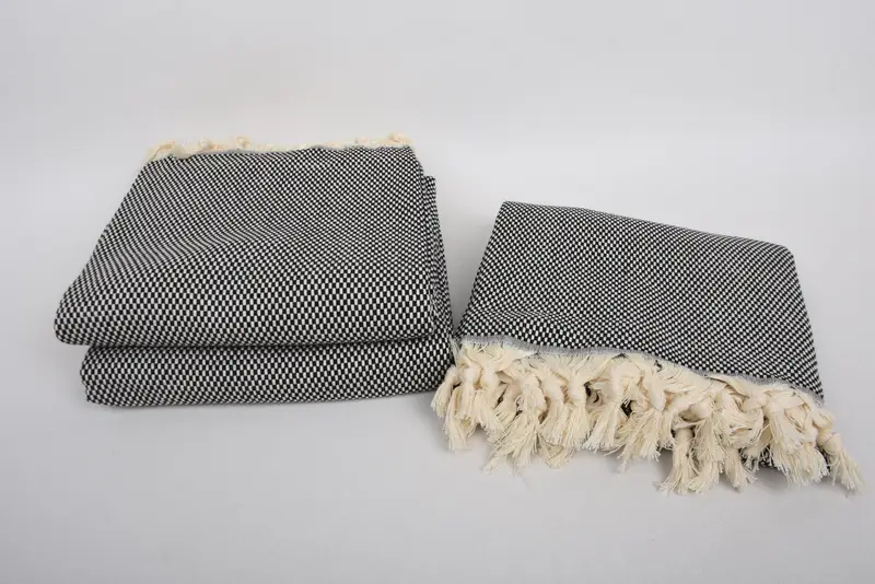Handmade Turkish bath towel for summer vacation, Custom Gift, Custom Wedding Gift, Spa Gift, Custom Wedding Gifts, 70x40 Cotton Polka Dot Towel - 7
