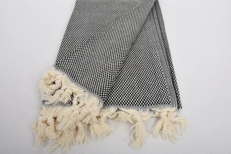 Handmade Turkish bath towel for summer vacation, Custom Gift, Custom Wedding Gift, Spa Gift, Custom Wedding Gifts, 70x40 Cotton Polka Dot Towel - 8
