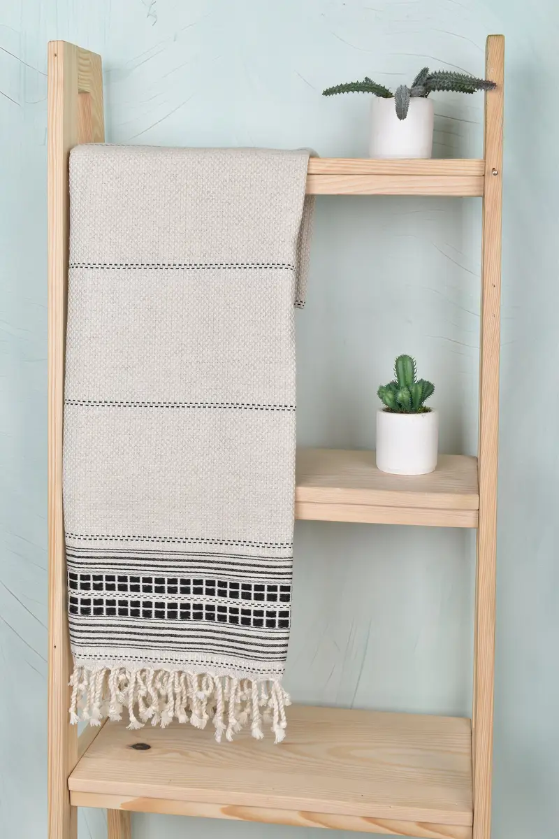 Best Friend Gift, Holiday Towel, Beach Towel Gift, Quick-dry peshtemal, 68x40 Linen Striped Towel, Summer Towel, Valentines Gift, Decorative Towel - 8