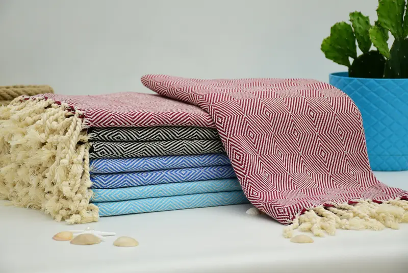 Best Friend Gift Ideas, Personalized Gifts, Turkish Towel Beach, 74x40 Cotton Diamond Towel, Hammam Towel USA, Yoga Towel, Lightweight Turkish towel - 2