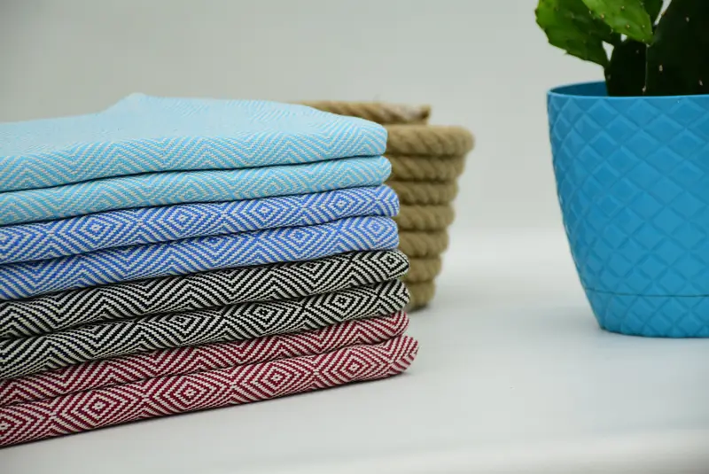 Best Friend Gift Ideas, Personalized Gifts, Turkish Towel Beach, 74x40 Cotton Diamond Towel, Hammam Towel USA, Yoga Towel, Lightweight Turkish towel - 1