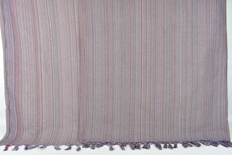 Bedspread, Turkish Blanket, 92x88 Cotton Geometric Towel, Personalized Gifts, Decorative Bedspread, Bachelor Gift, Wedding Hand Made Gift - 7