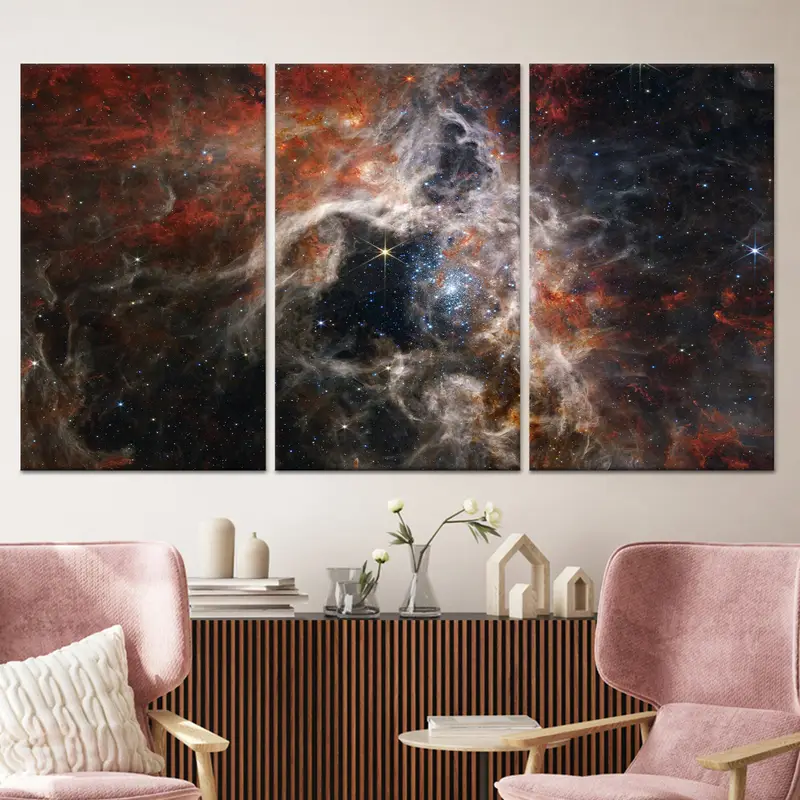 Galaktik Kanvas: James Webb'in Tarantula Bulutsusu Gökyüzü Manzarası